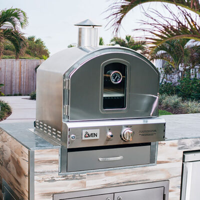 Summerset Gas Outdoor Oven, built in, on outdoor kitchen island - Summerset Grills